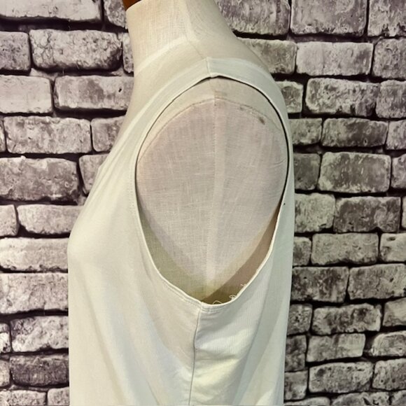 Chico's Additions Ivory Sleeveless Tank Size L - Picture 5 of 9